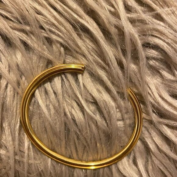 [stella valle] good plated “L” charm bracelet #4 - Picture 7 of 11